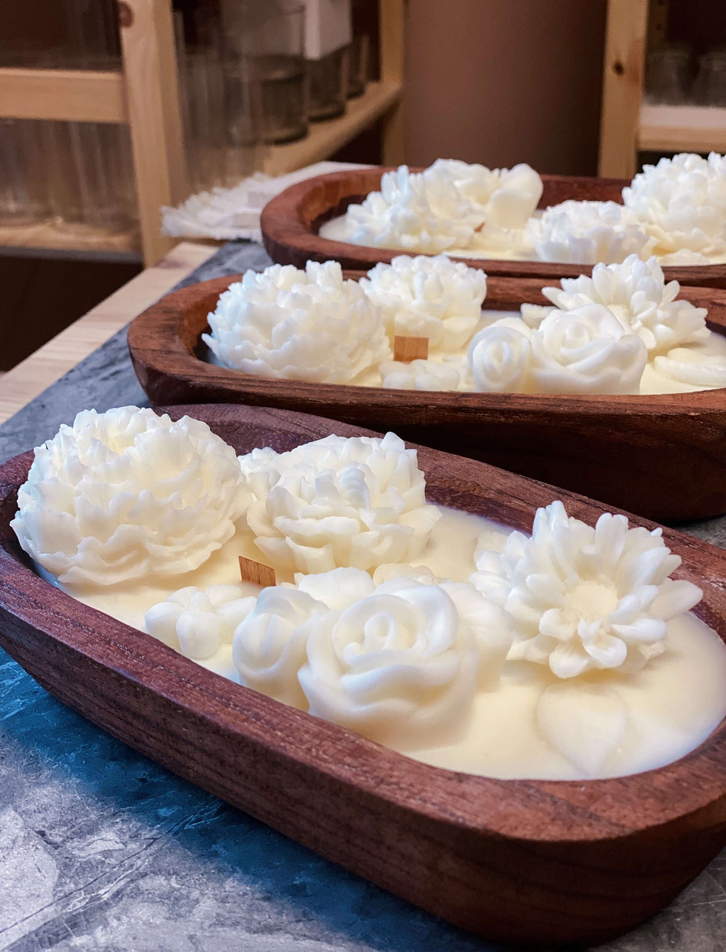 Botanical Garden Dough Bowl Candle | Two Styles