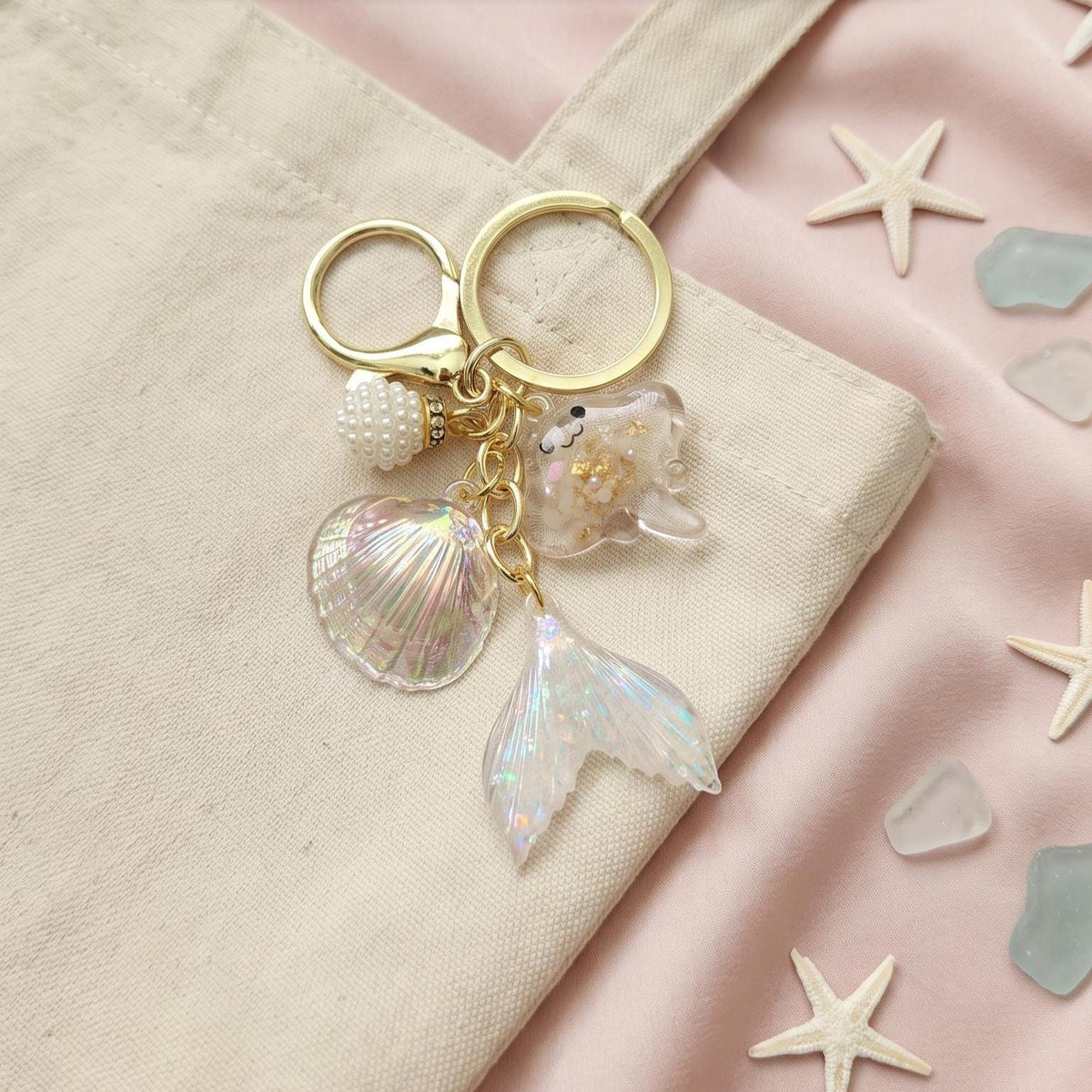 Manta Ray Ocean Bag Charms